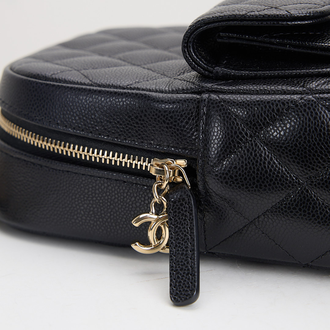 二手Chanel 小書包/黑金牛 :圖片 7