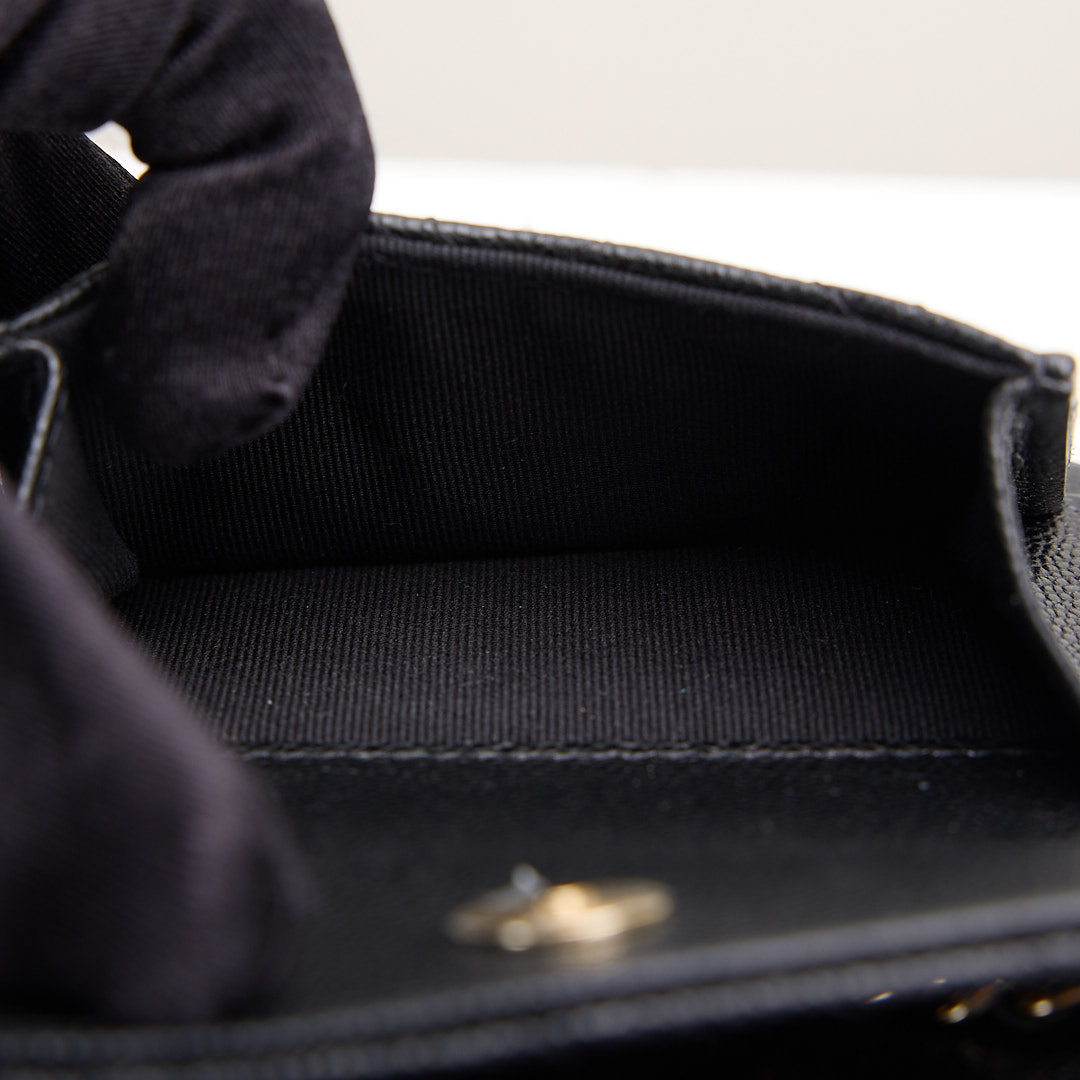 二手Chanel 小書包/黑金牛 :圖片 15