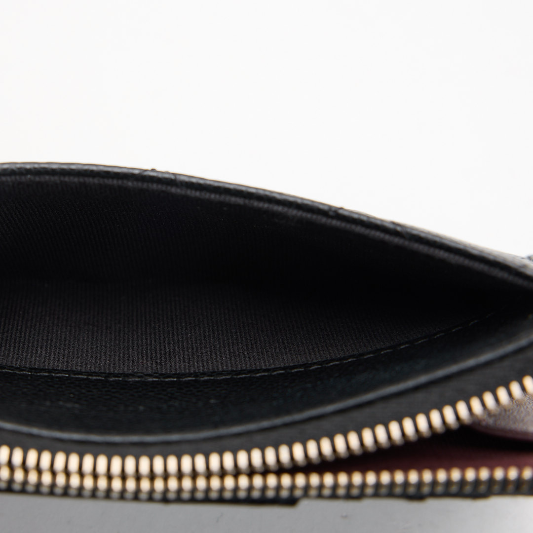 二手Chanel L拉鍊零錢卡包/黑金牛:圖片 18