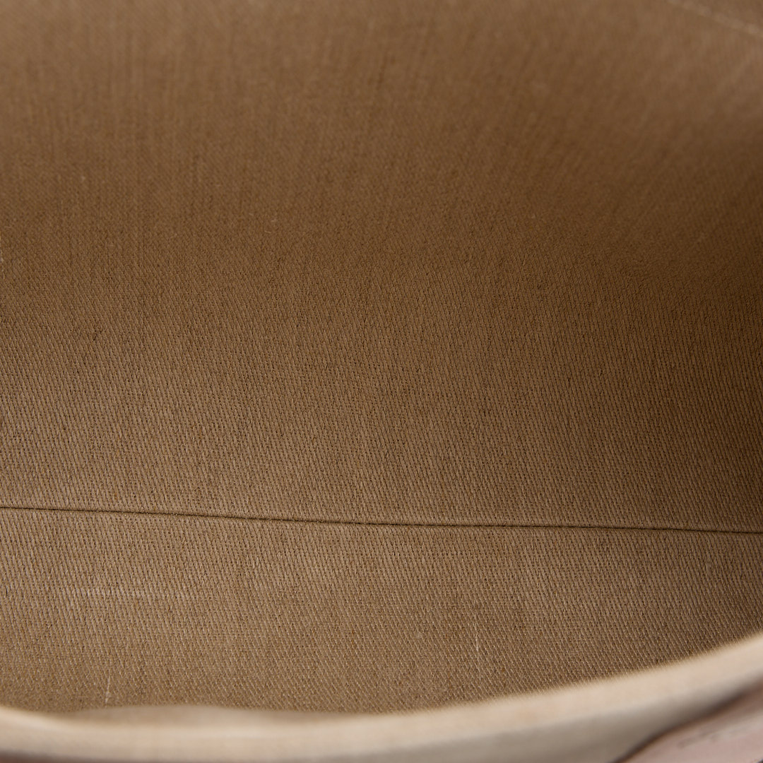 二手 Chloé Woody tote亞麻帆布中號/奶茶粉色 :圖片 17