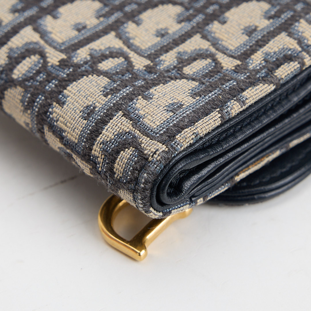 二手Dior saddle 馬鞍短夾/老花:圖片 15