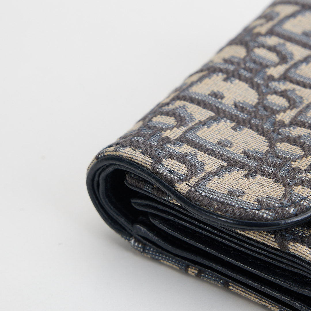 二手Dior saddle 馬鞍短夾/老花:圖片 6