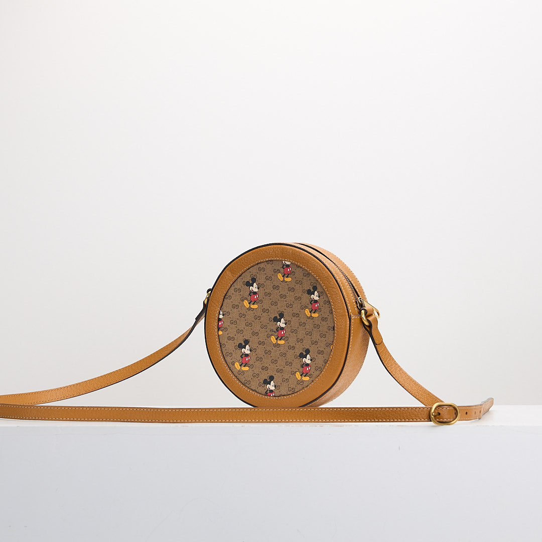 二手Gucci Disney米奇圓餅斜背包:圖片 3