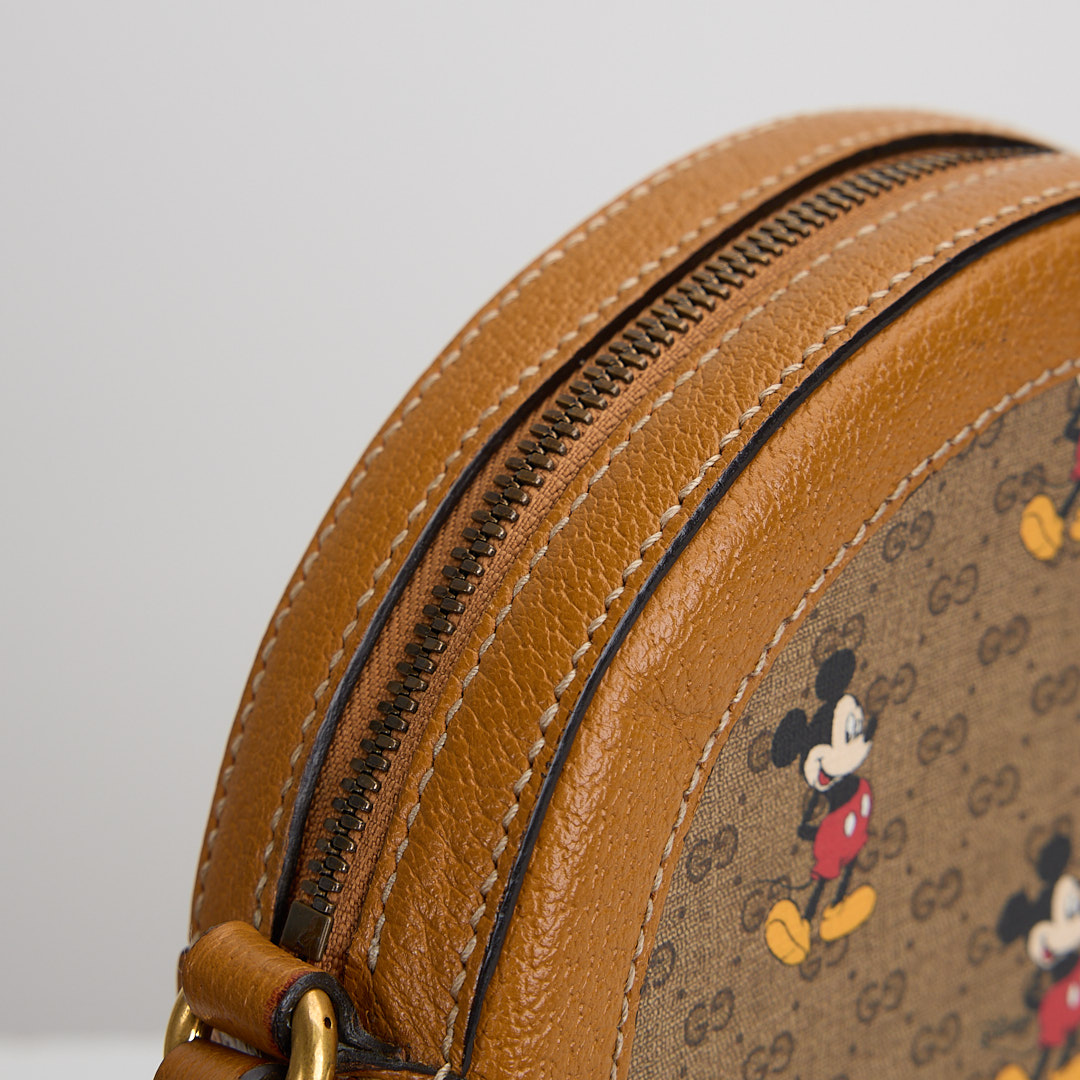 二手Gucci Disney米奇圓餅斜背包:圖片 8