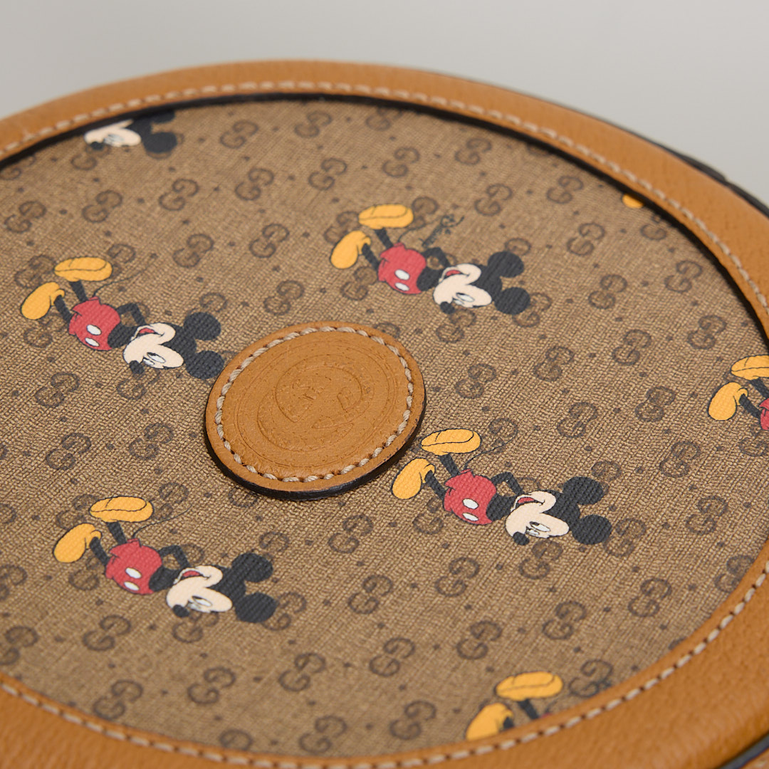 二手Gucci Disney米奇圓餅斜背包:圖片 9