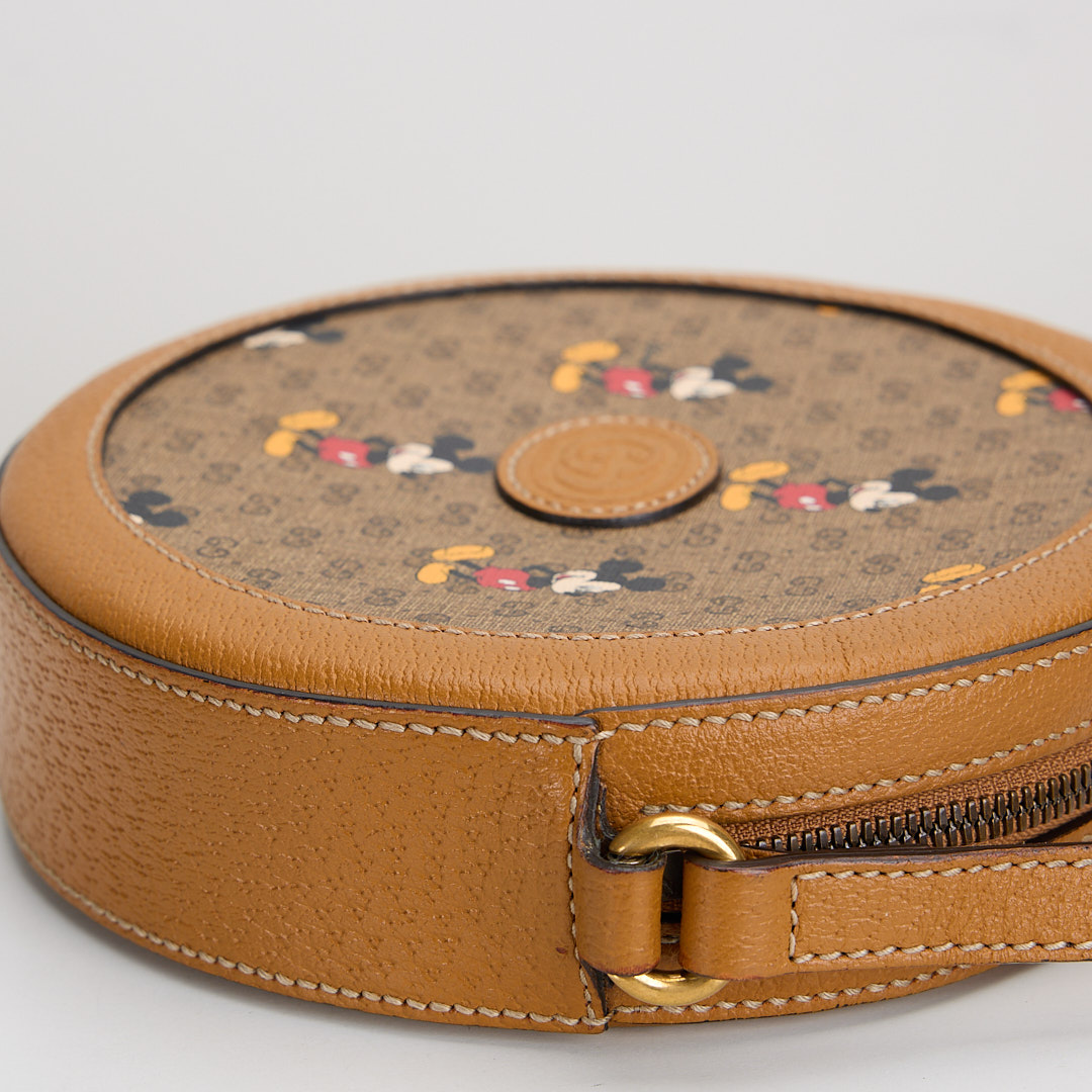 二手Gucci Disney米奇圓餅斜背包:圖片 10