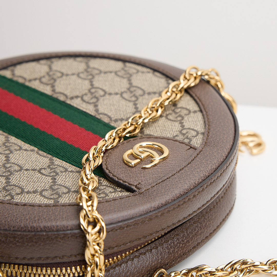 二手Gucci ophidia 圓餅包 /老花:圖片 14