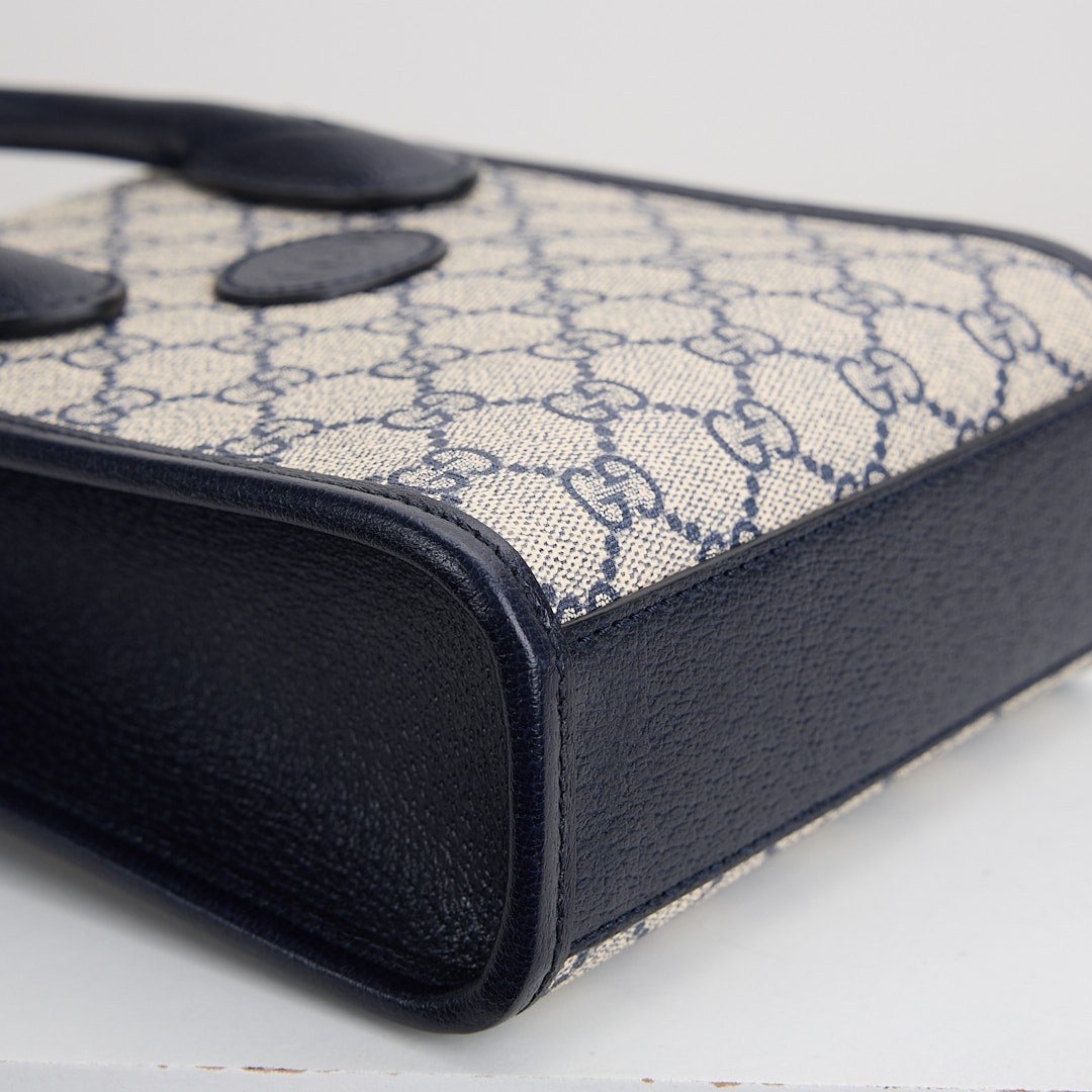 二手Gucci retro mini tote琴譜包:圖片 14