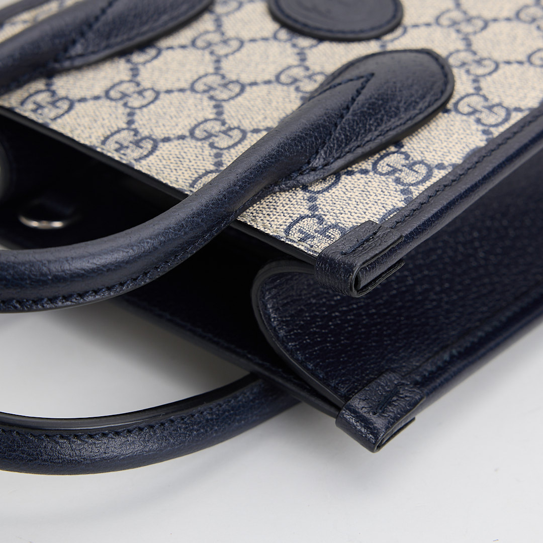 二手Gucci retro mini tote琴譜包:圖片 15