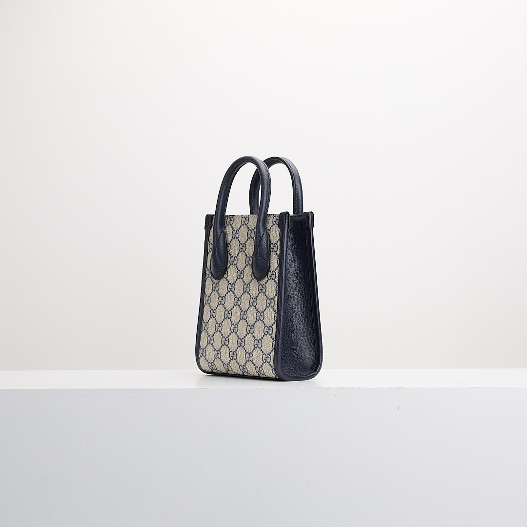 二手Gucci retro mini tote琴譜包:圖片 3