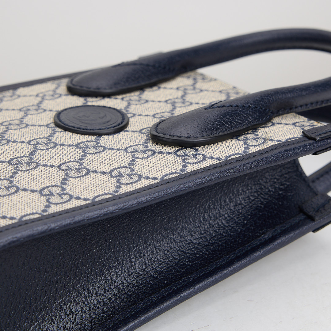 二手Gucci retro mini tote琴譜包:圖片 6