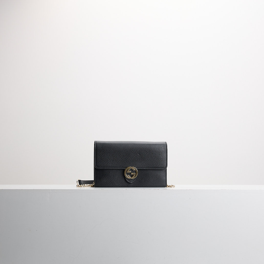 二手Gucci woc 鍊包/黑金