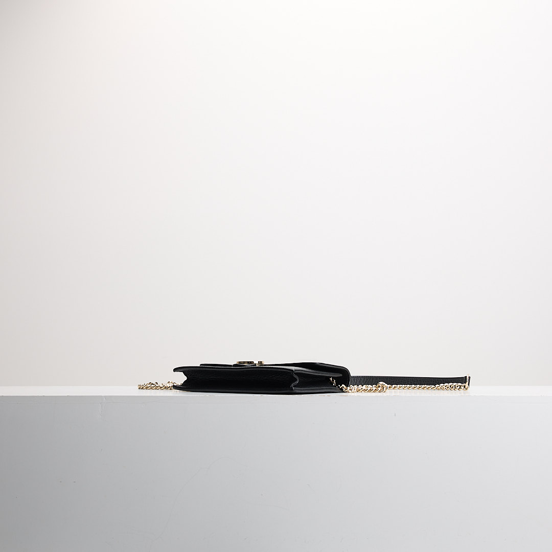 二手Gucci woc 鍊包/黑金:圖片 4