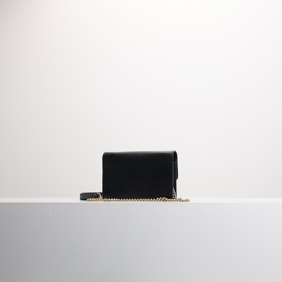 二手Gucci woc 鍊包/黑金:圖片 3