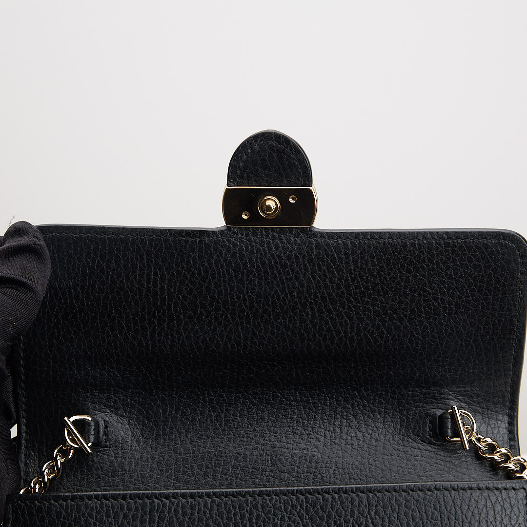 二手Gucci woc 鍊包/黑金:圖片 16