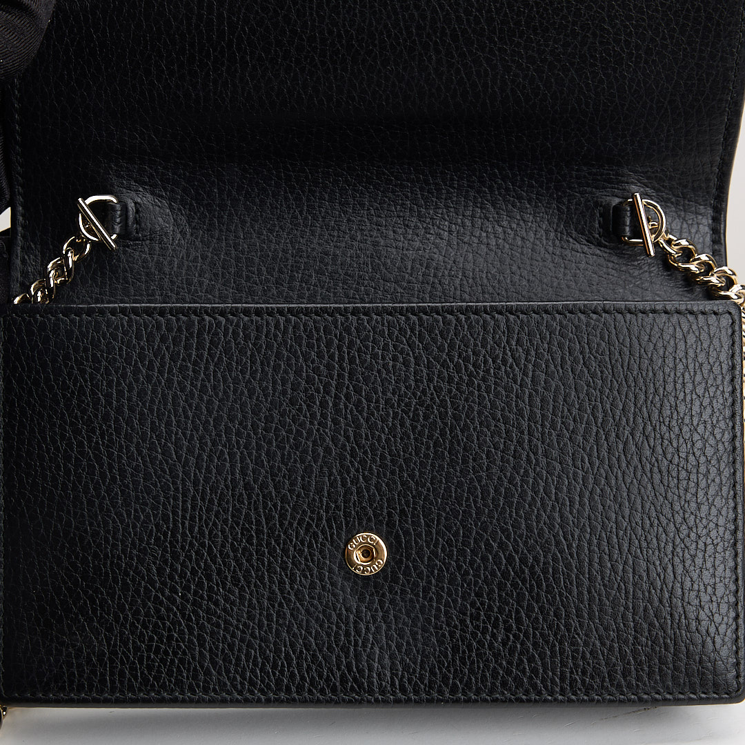 二手Gucci woc 鍊包/黑金:圖片 15