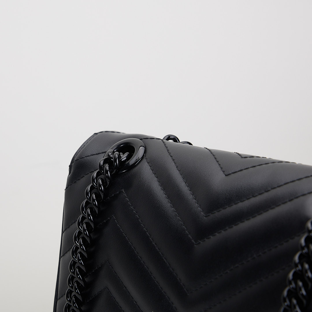 二手Gucci marmont 22 so black:圖片 10