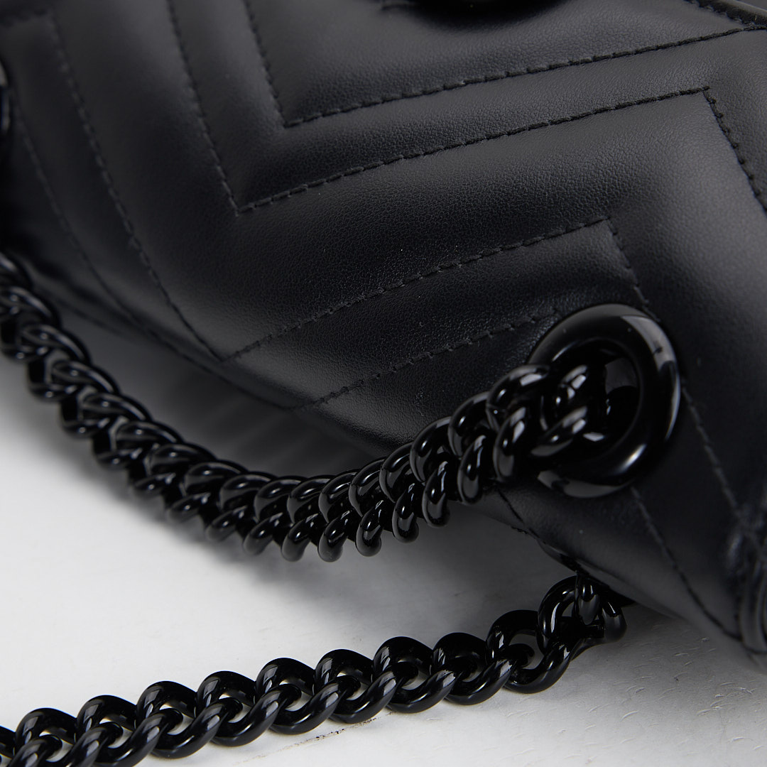 二手Gucci marmont 22 so black:圖片 8