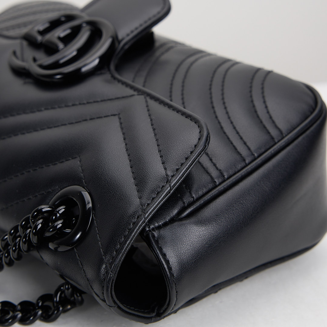 二手Gucci marmont 22 so black:圖片 7