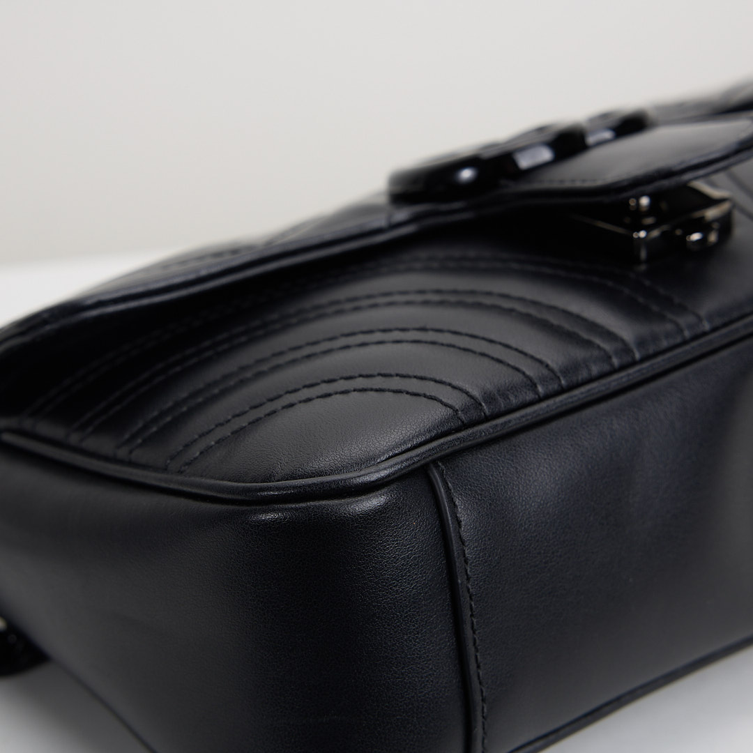 二手Gucci marmont 22 so black:圖片 6