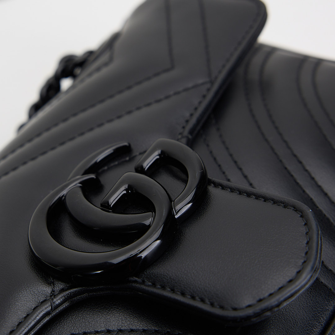 二手Gucci marmont 22 so black:圖片 4
