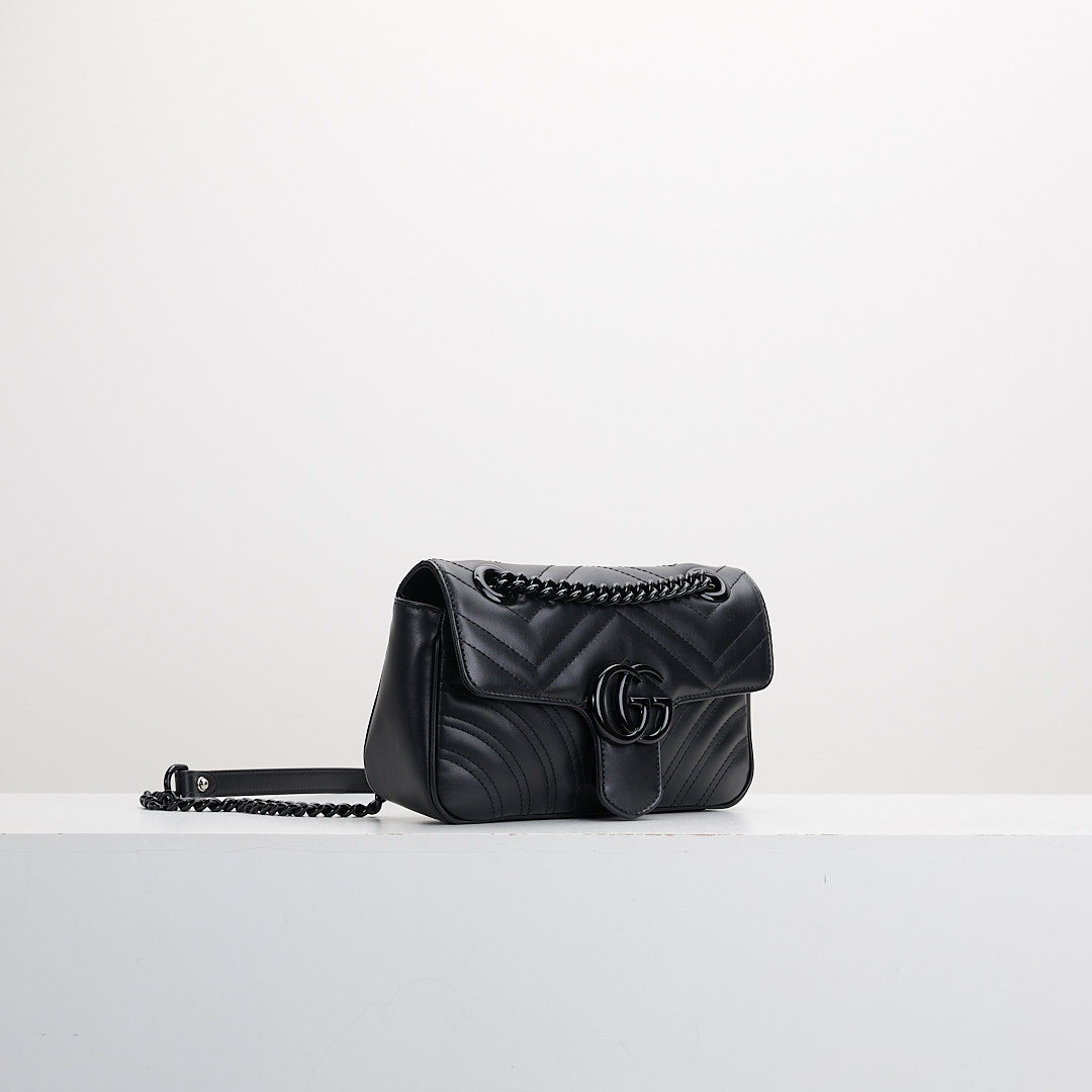 二手Gucci marmont 22 so black:圖片 2