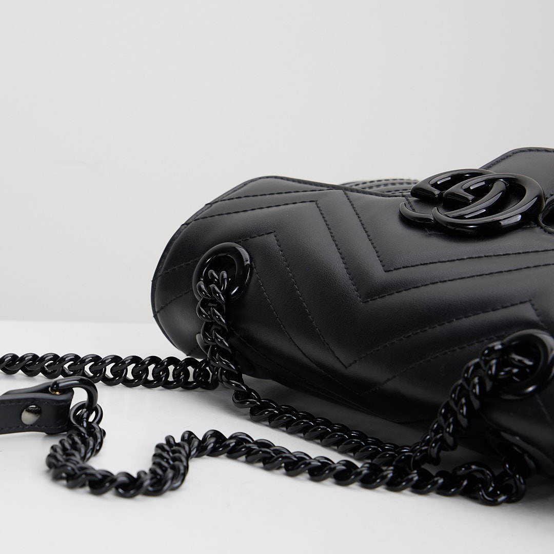 二手Gucci marmont 22 so black:圖片 16