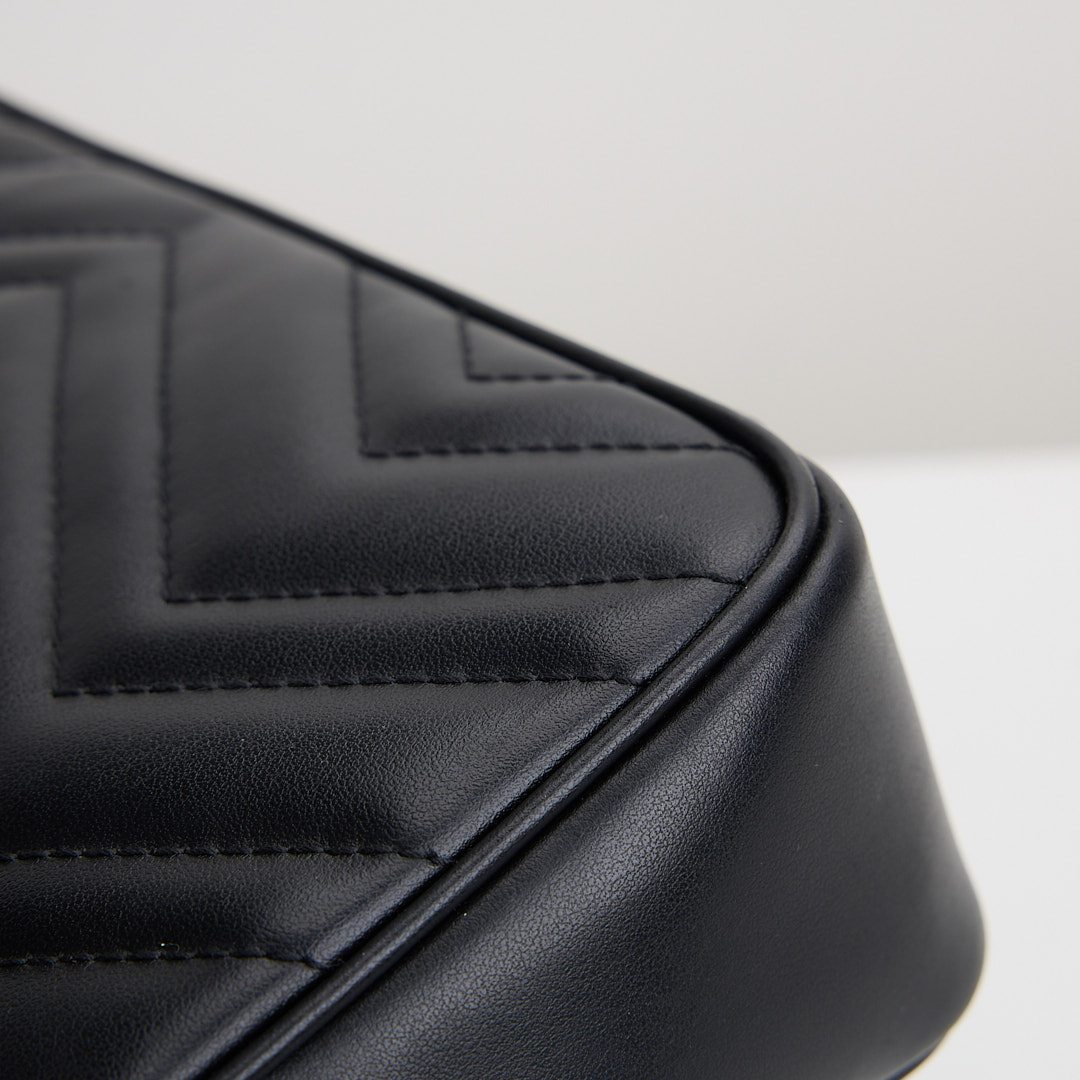 二手Gucci marmont 22 so black:圖片 13