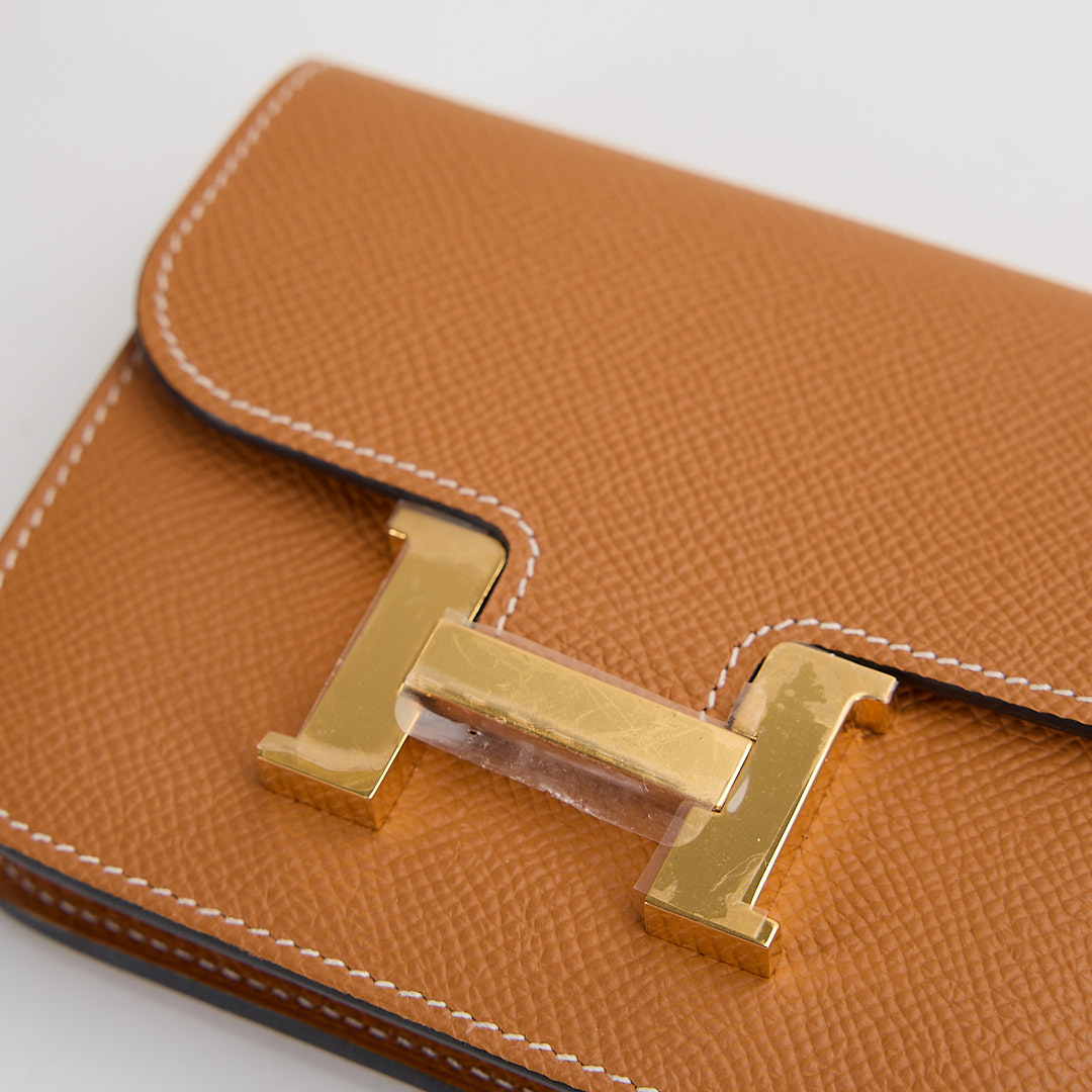 二手Hermès constance slim 太妃金:圖片 15