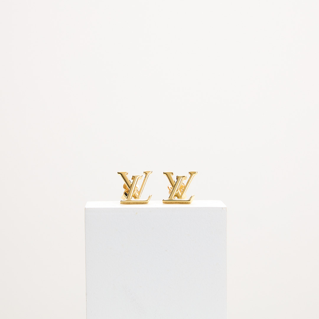 二手Lv lconic 耳環/金