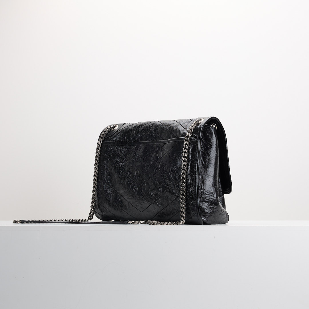 YSL niki 大號黑銀/新款D釦:圖片 3