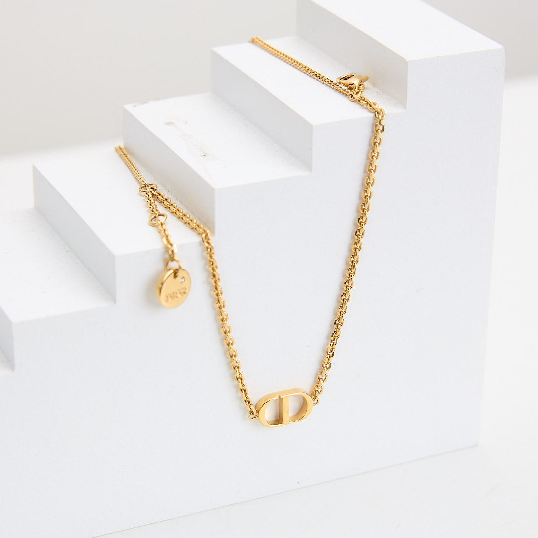 二手DIOR Petit CD滿鑽星星雙層手鍊:圖片 2