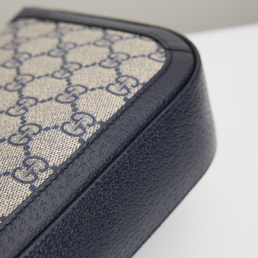 二手Gucci 1955 mini馬鞍包/午夜藍:圖片 9