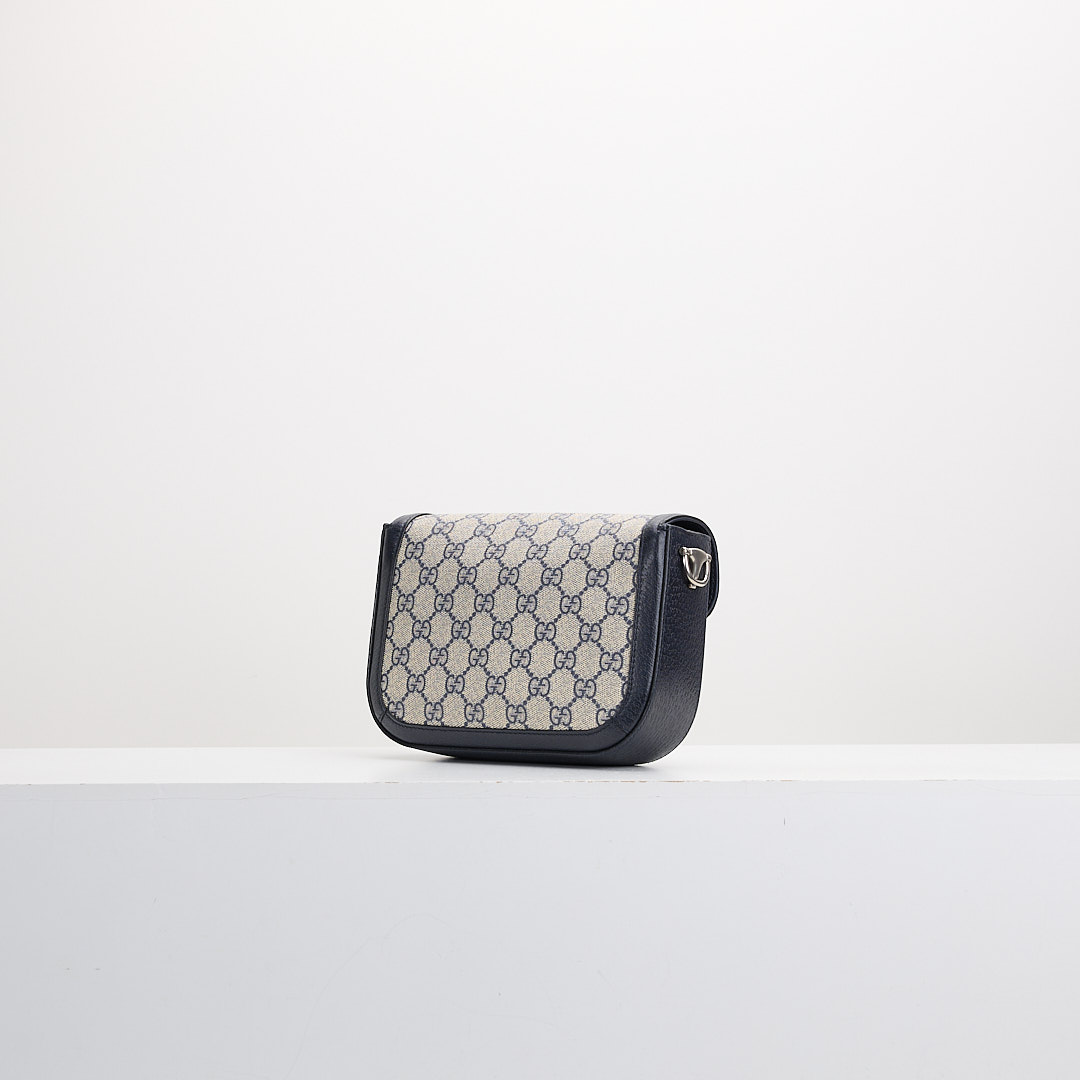 二手Gucci 1955 mini馬鞍包/午夜藍:圖片 2