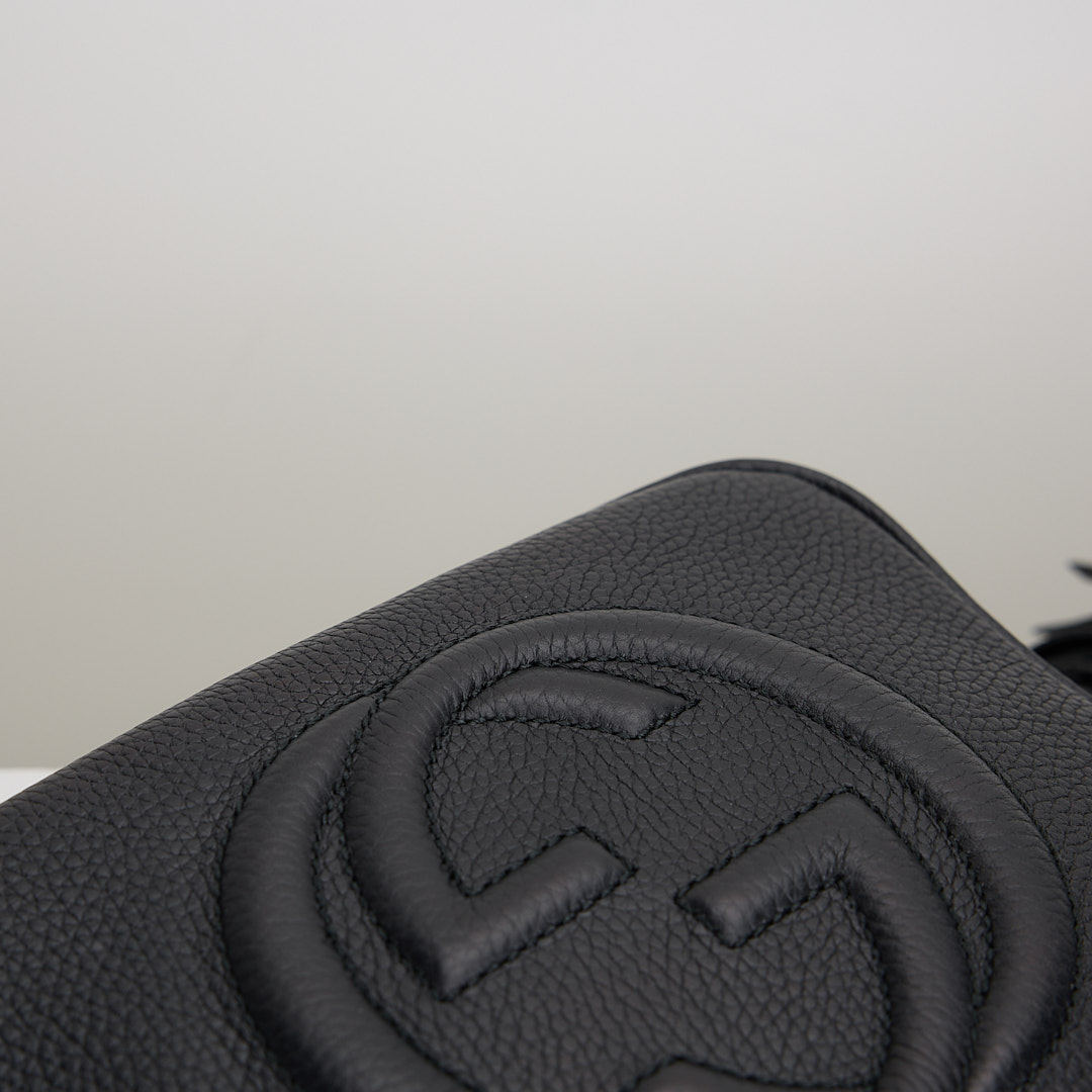 二手Gucci Disco Soho流蘇相機包/黑:圖片 7