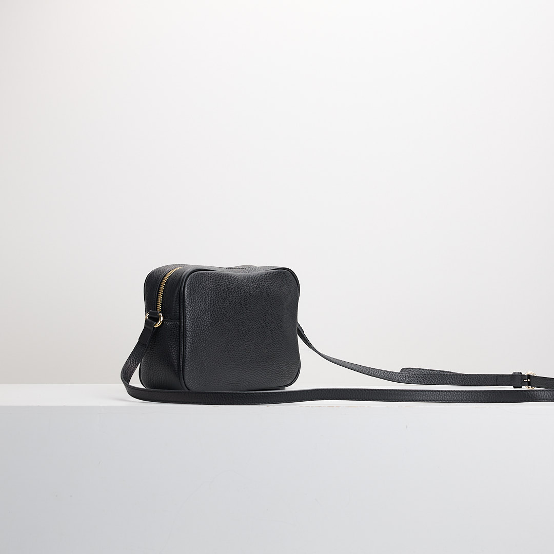 二手Gucci Disco Soho流蘇相機包/黑:圖片 3