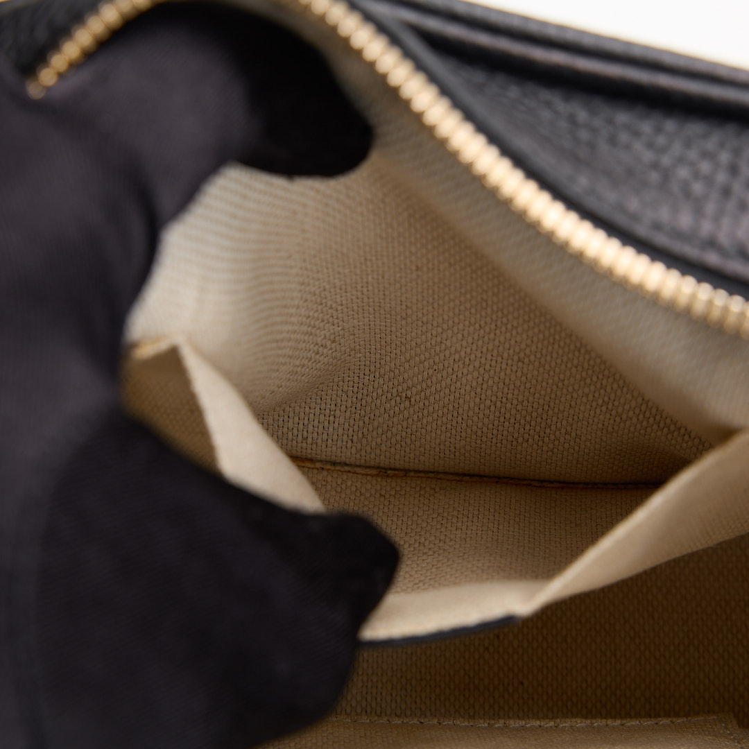 二手Gucci Disco Soho流蘇相機包/黑:圖片 21