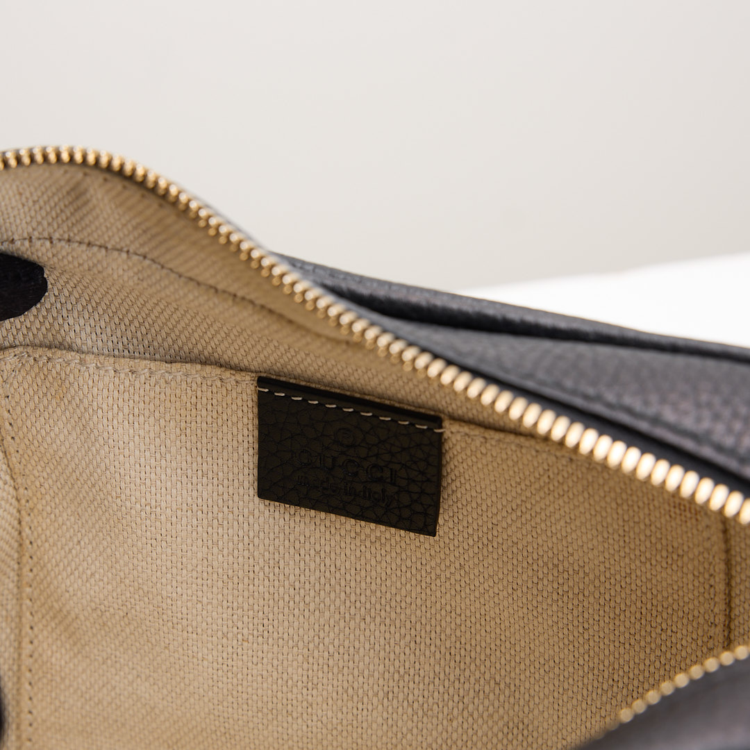 二手Gucci Disco Soho流蘇相機包/黑:圖片 19