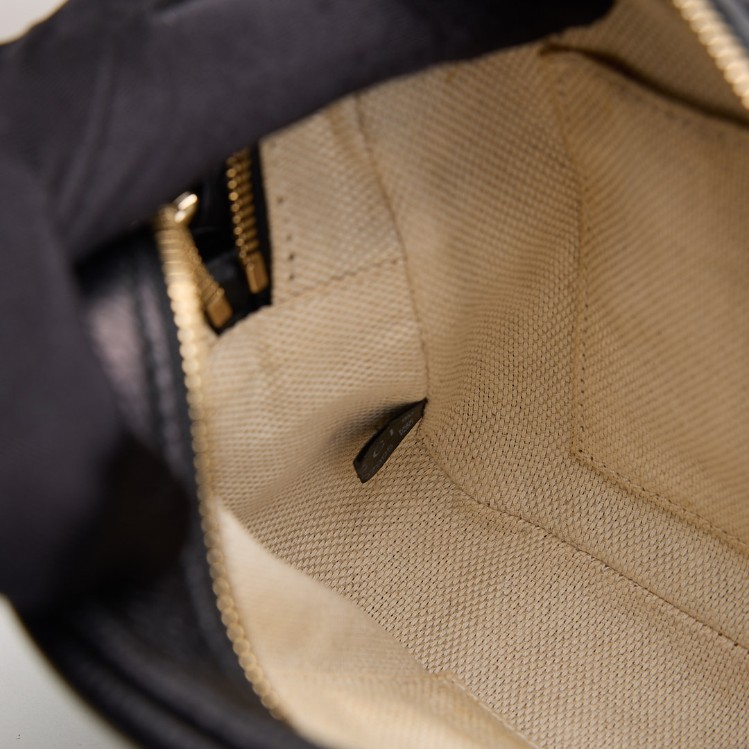 二手Gucci Disco Soho流蘇相機包/黑:圖片 18