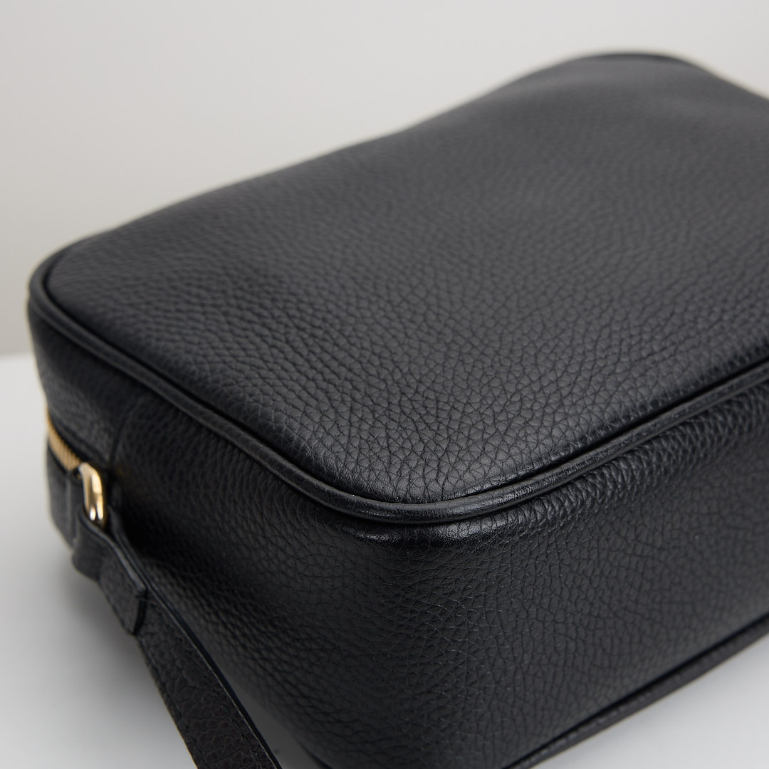 二手Gucci Disco Soho流蘇相機包/黑:圖片 11