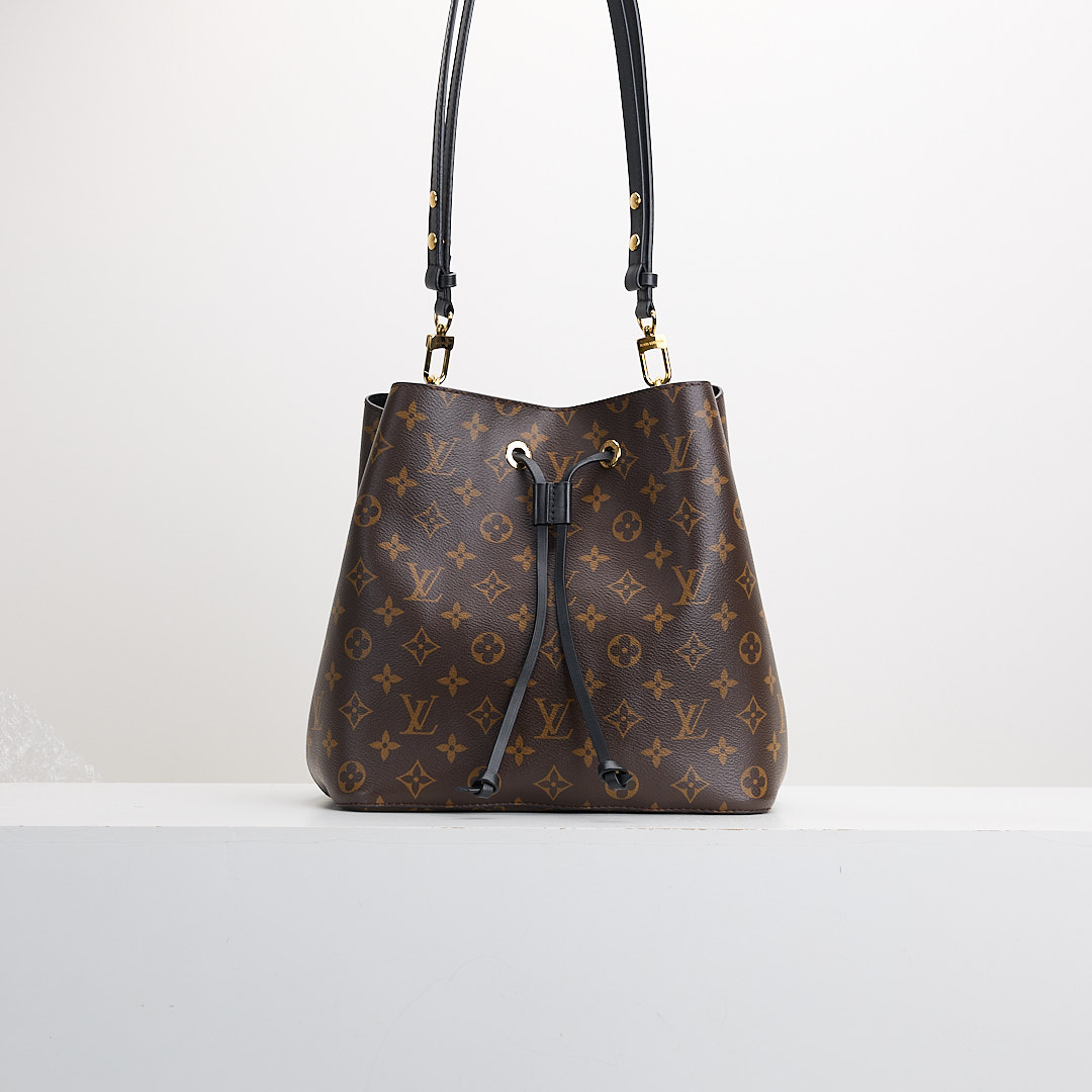 二手Lv neonoe mm黑桶/晶片款