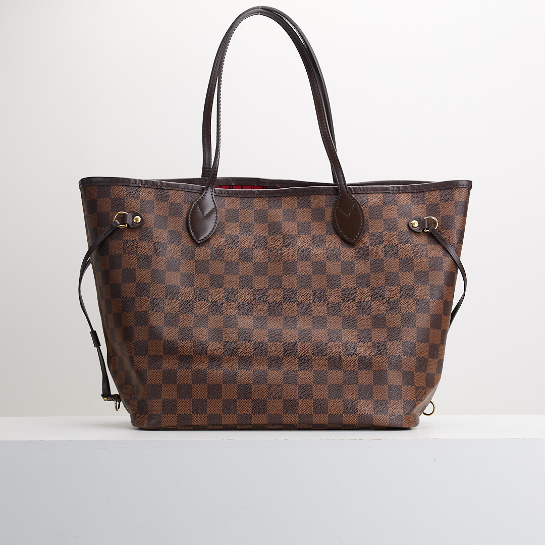 二手Lv neverfull MM 棋盤格子母袋