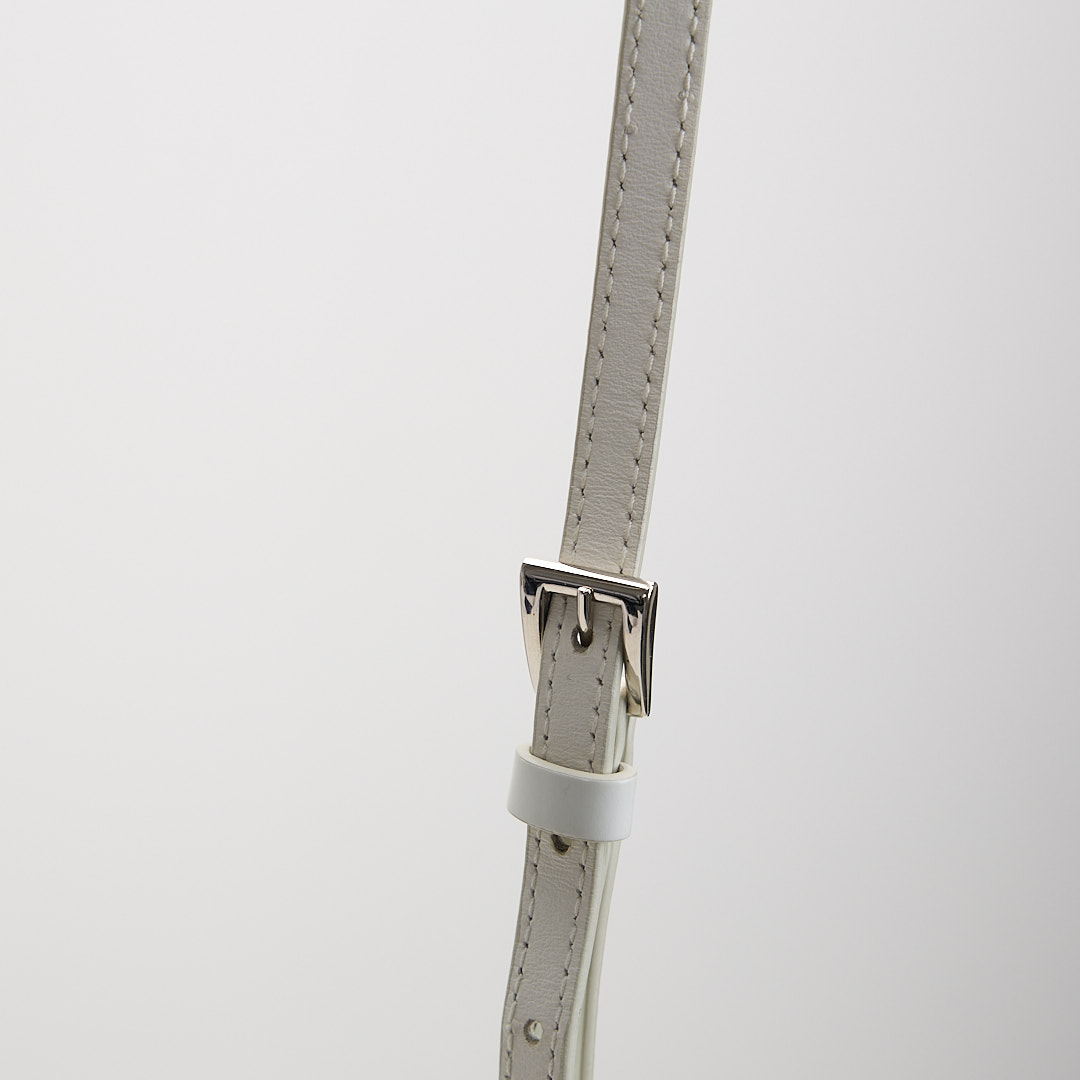 二手Prada cleo mini 白色/亮面牛皮 :圖片 19