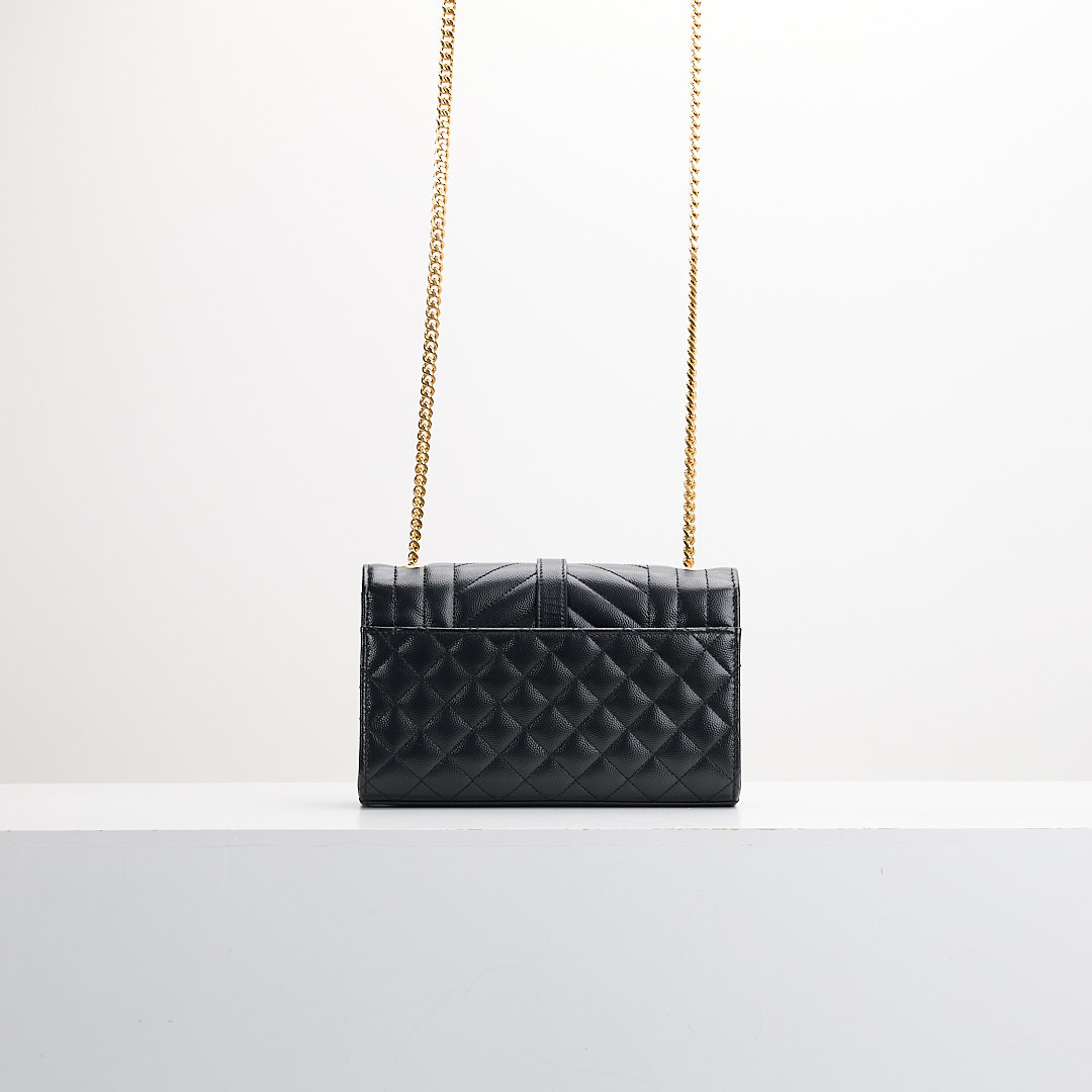 Alternative view of 二手YSL envelope 小號信封包/黑金