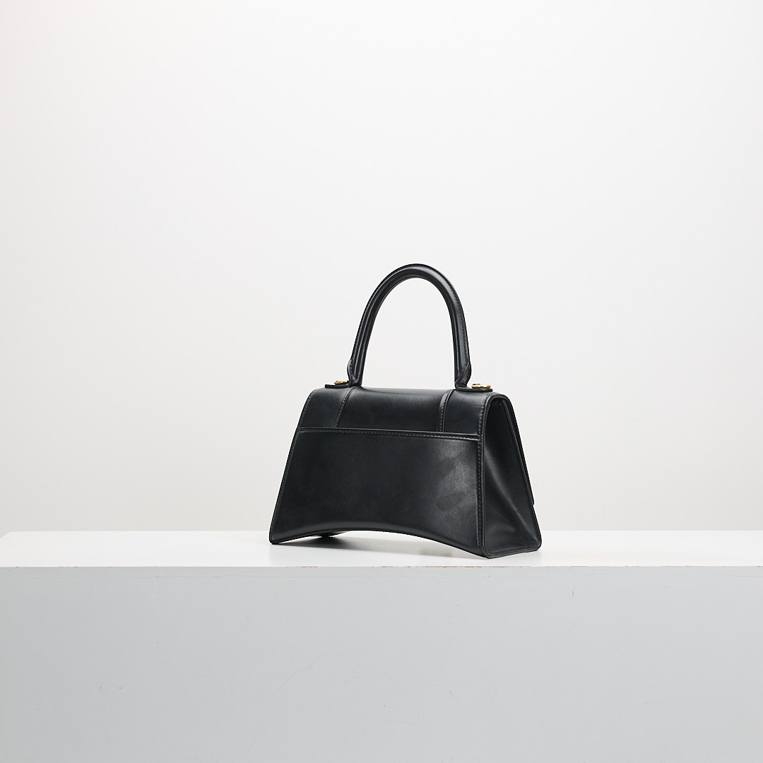 二手 Balenciaga 小號沙漏包/黑金:圖片 3