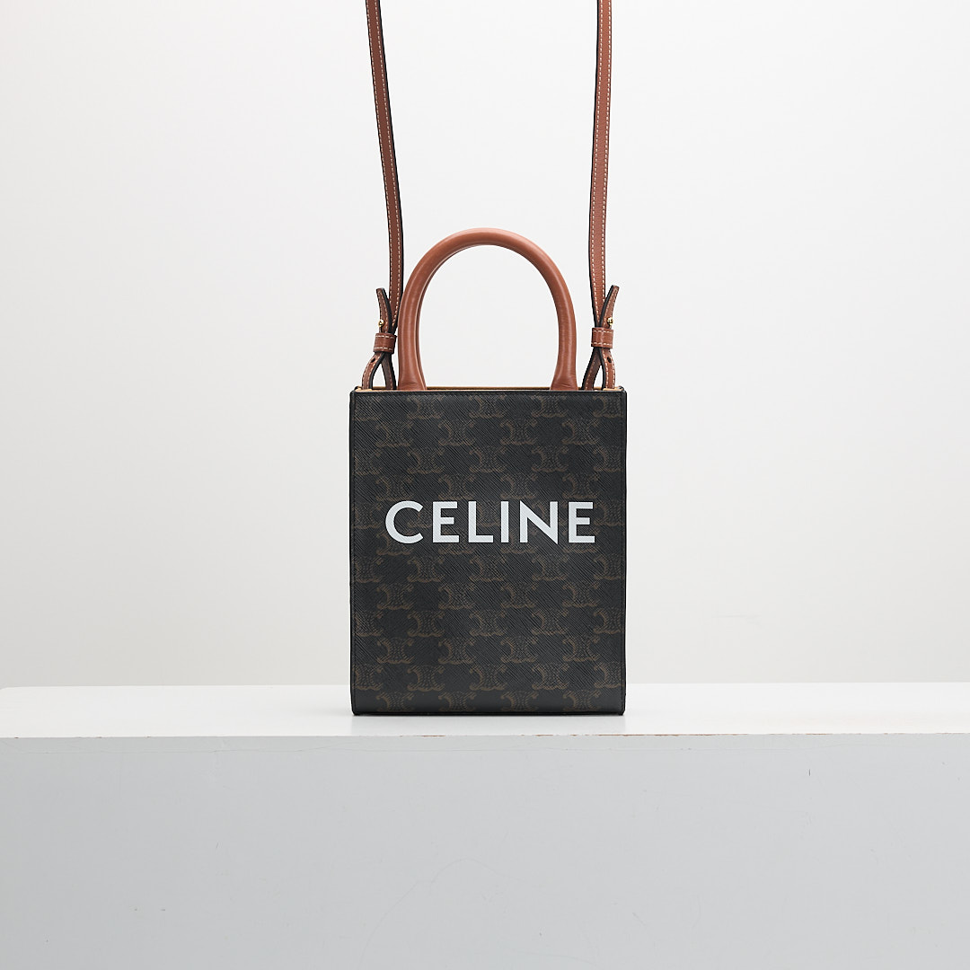 二手 Celine Mini 琴譜包 棕老花:圖片 2