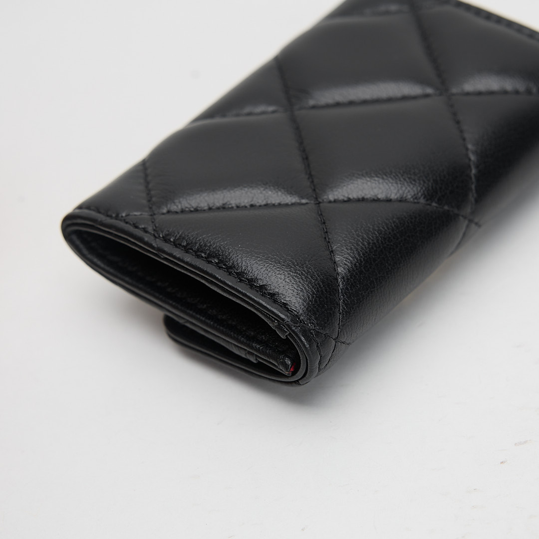 二手 Chanel 19卡包 黑金:圖片 10