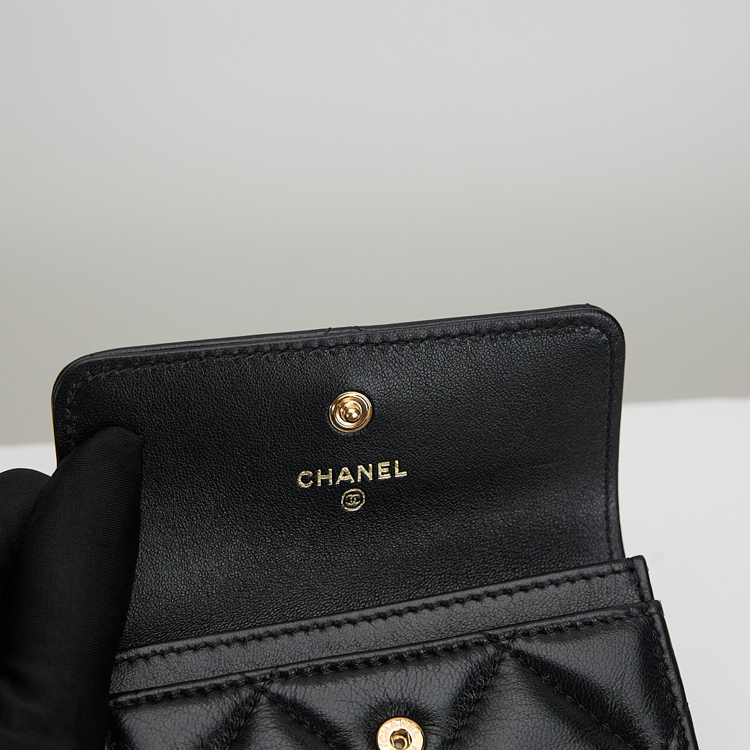 二手 Chanel 19卡包 黑金:圖片 13