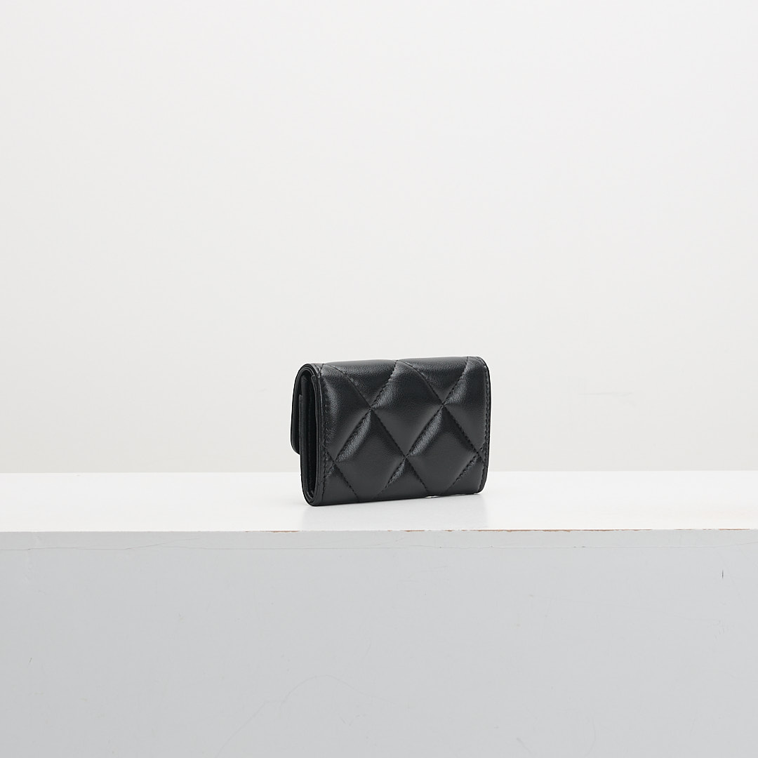 二手 Chanel 19卡包 黑金:圖片 3