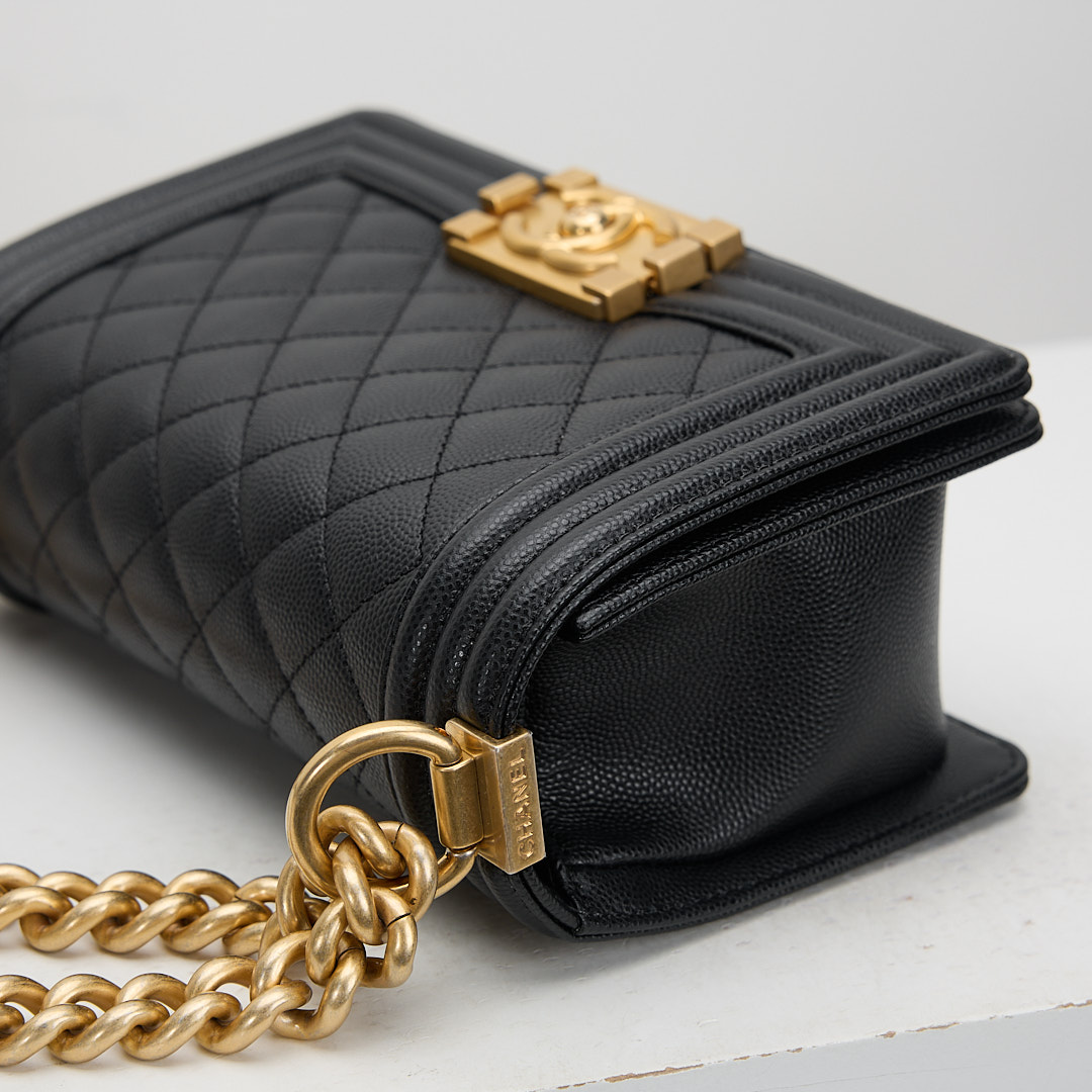二手 Chanel Boy20黑金牛:圖片 8